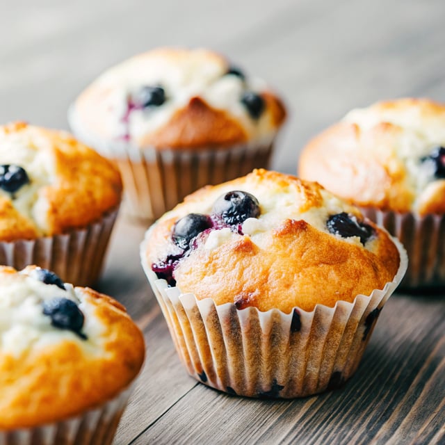 Blueberry Cornbread Muffins