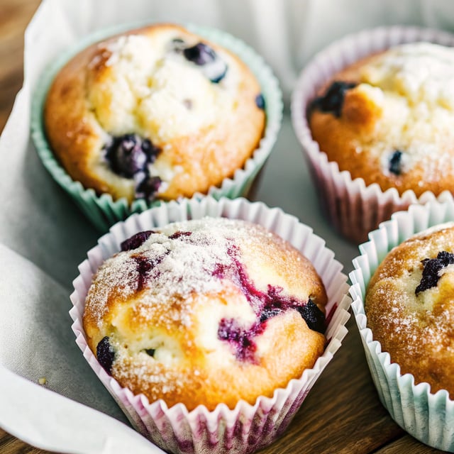 Blueberry Vanilla Muffins