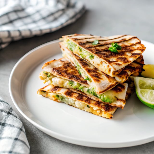 Cheesy Avocado Quesadillas