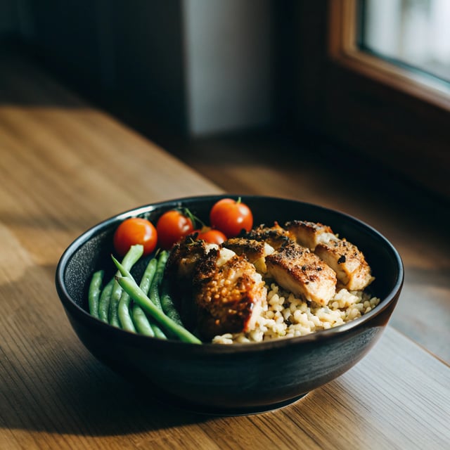 Chicken Pesto Bowls