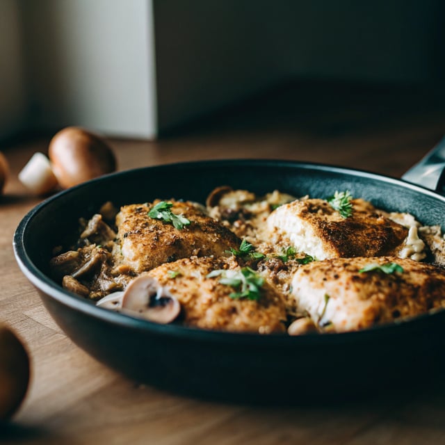 Chicken with Creamy Mushroom Sauce