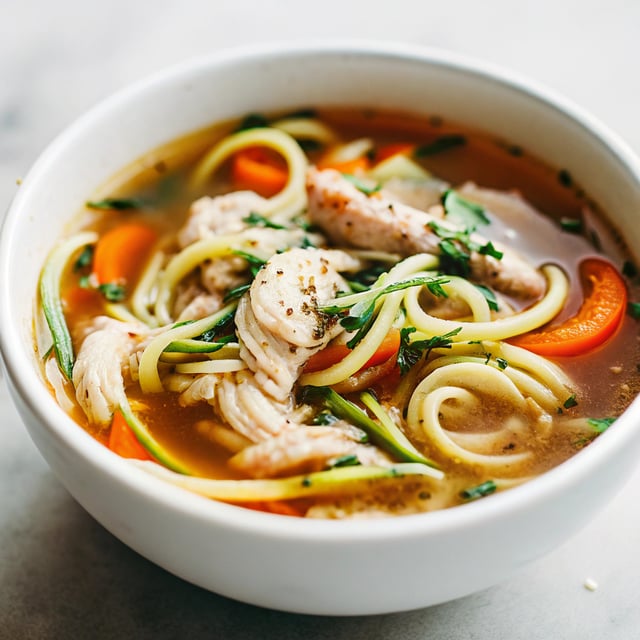 Chicken Zoodle Soup