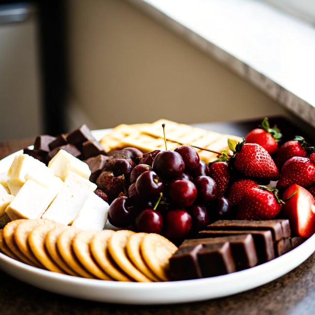 Chocolate and Cheese Board