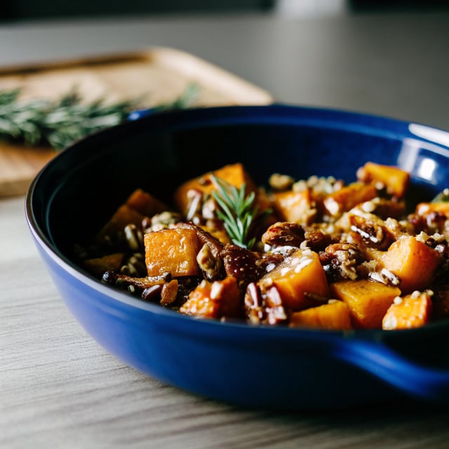 Cinnamon Pecan Roasted Butternut Squash
