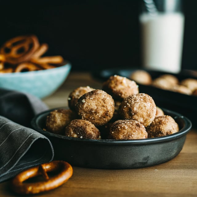 Cinnamon Sugar Pretzel Bites