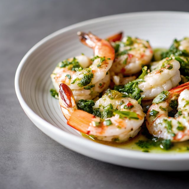 Easy Chimichurri Shrimp