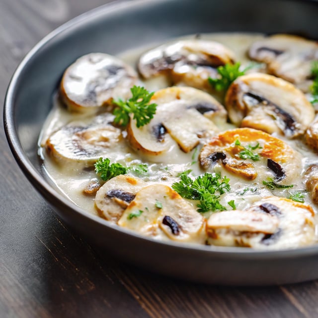 Easy Creamy Mushrooms