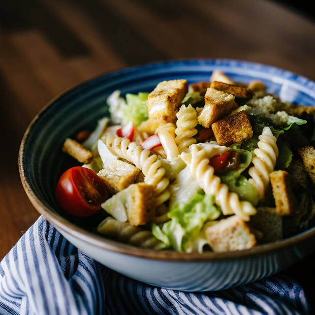 Fusilli Caesar Salad