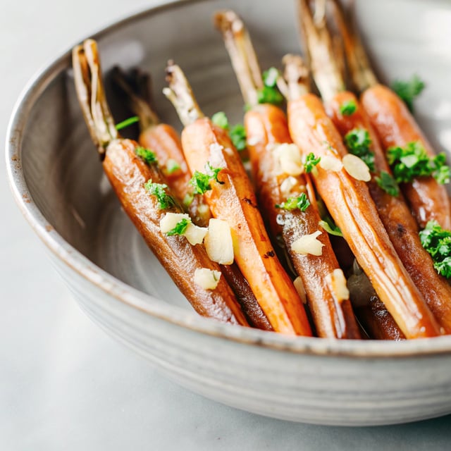 Garlic Roasted Carrots