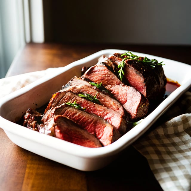 Garlic Rosemary Beef Tenderloin