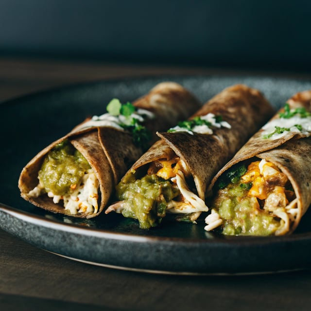 Green Chicken Enchiladas