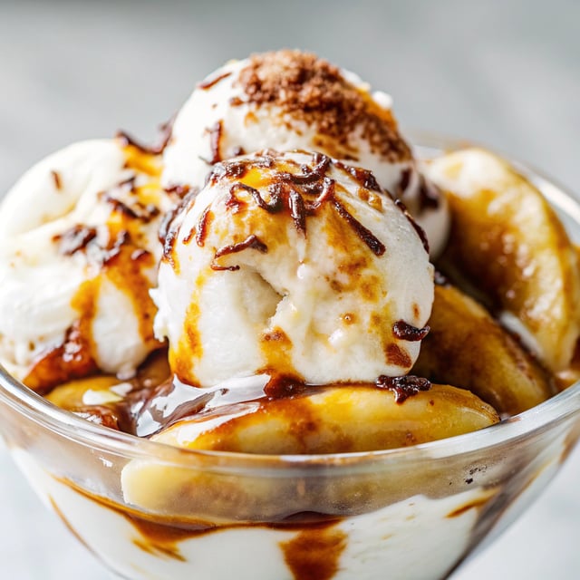 Grilled Banana Ice Cream Sundae