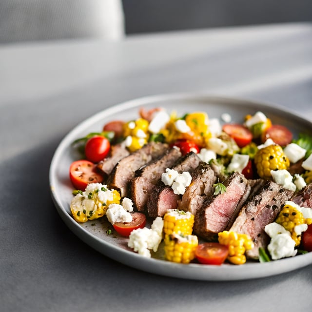 Grilled Steak Salad with Balsamic Vinaigrette