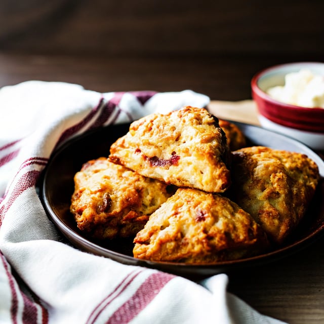 Ham and Cheese Scones