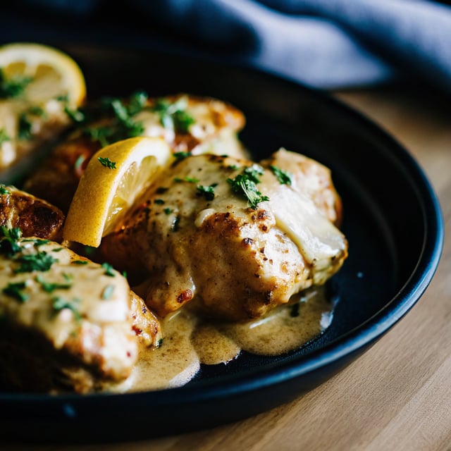 Herb Chicken with Lemon Cream Sauce