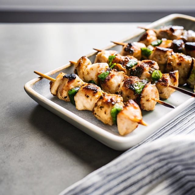 Honey Garlic Asian Chicken Kabobs