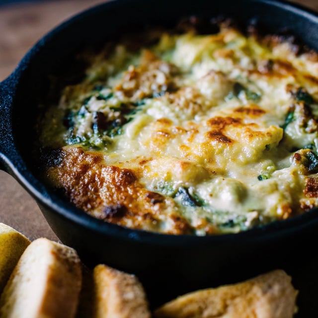Hot Spinach and Artichoke Dip