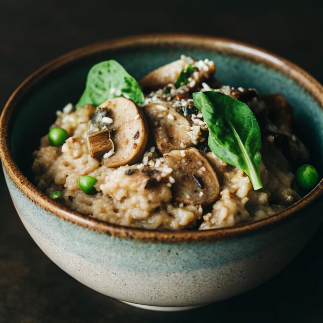 Instant Pot Mushroom Risotto