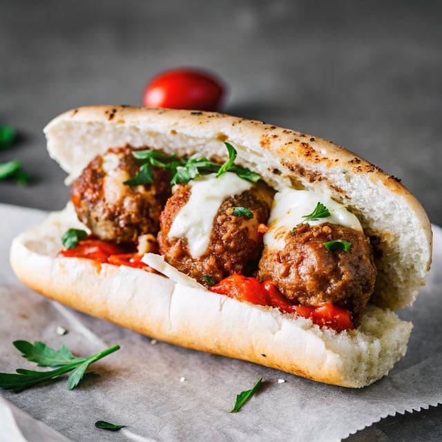 Italian Meatball Sandwiches