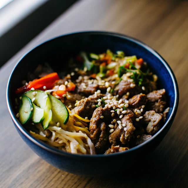 Korean Beef Bowl Meal Prep