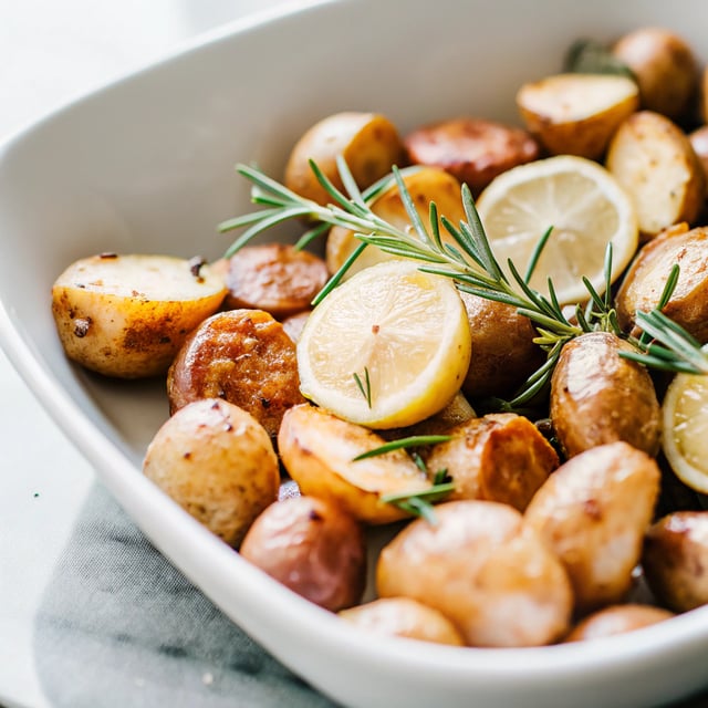 Lemon Rosemary Roasted Potatoes