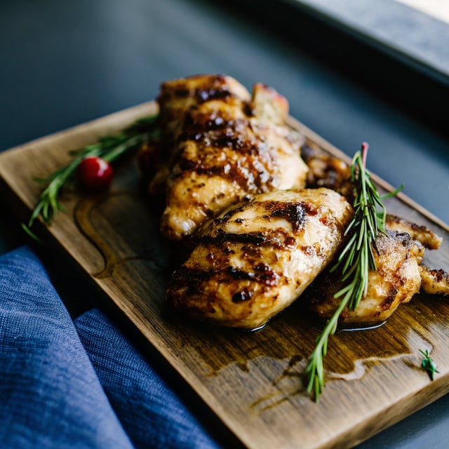 Maple Rosemary Grilled Chicken