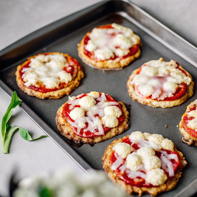 Mini Cauliflower Pizzas