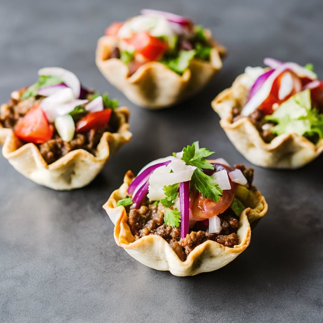 Mini Taco Salad Cups