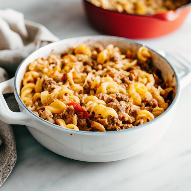 One Pot Cheeseburger Casserole
