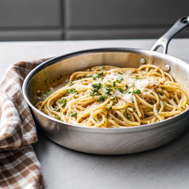 One Pot Garlic Parmesan Pasta