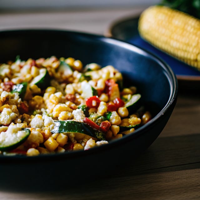 Parmesan Zucchini and Corn