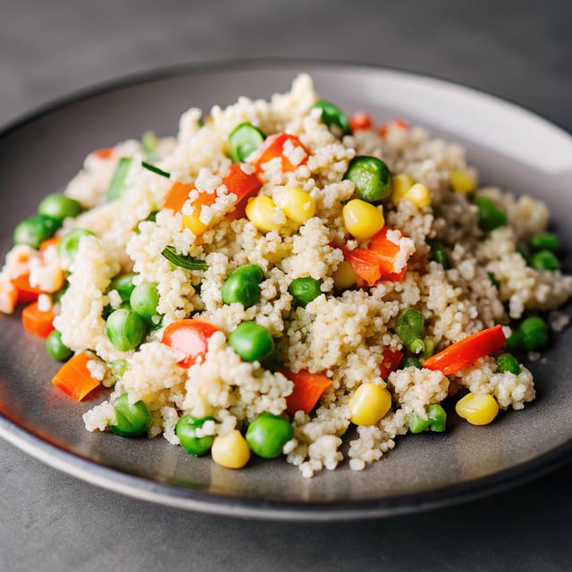 Quinoa Veggie “Fried Rice”