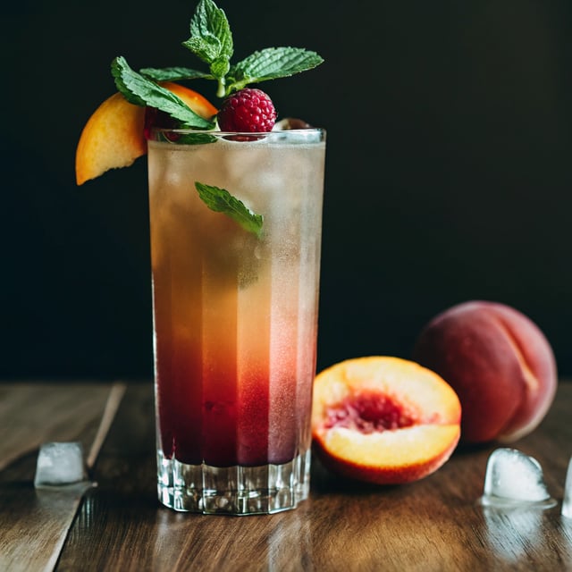 Raspberry Peach Lemonade