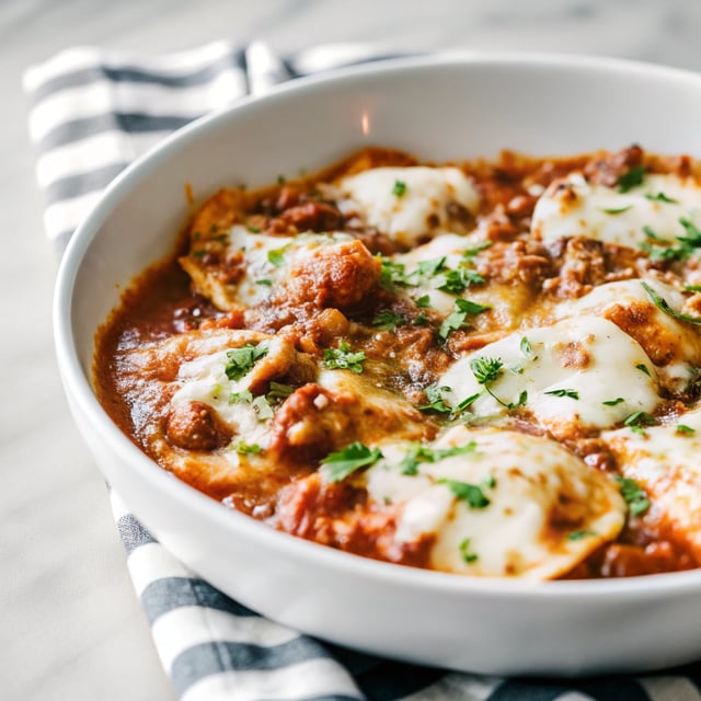 Ravioli and Italian Sausage Skillet
