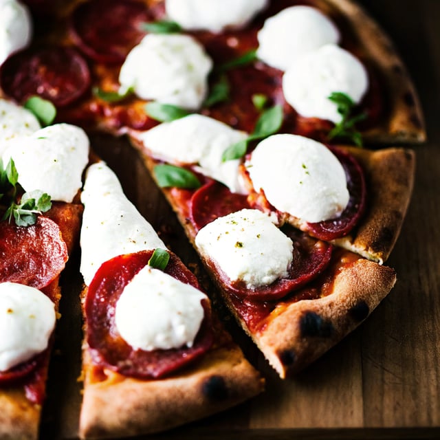 Sausage Ricotta Pepperoni Pizza
