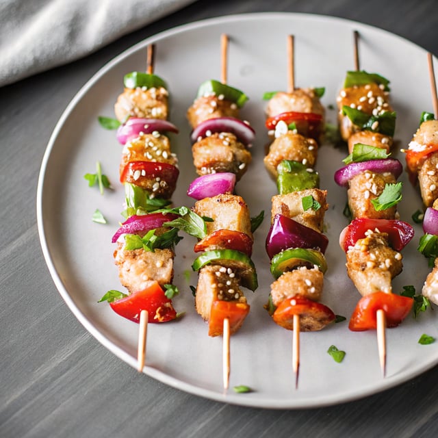 Sesame Chicken Kabobs
