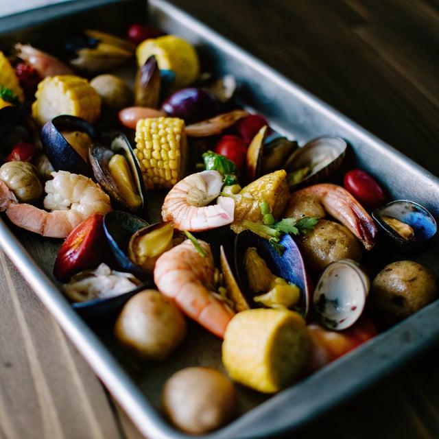 Sheet Pan Clam Bake
