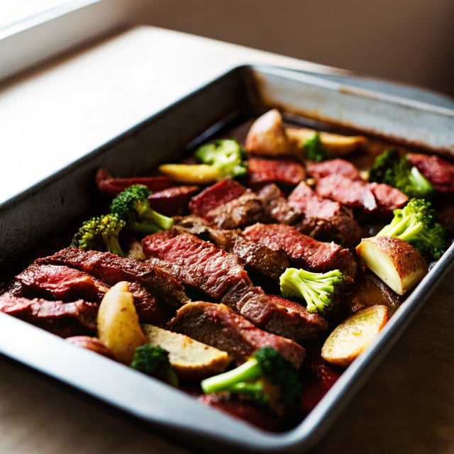 Sheet Pan Steak and Veggies