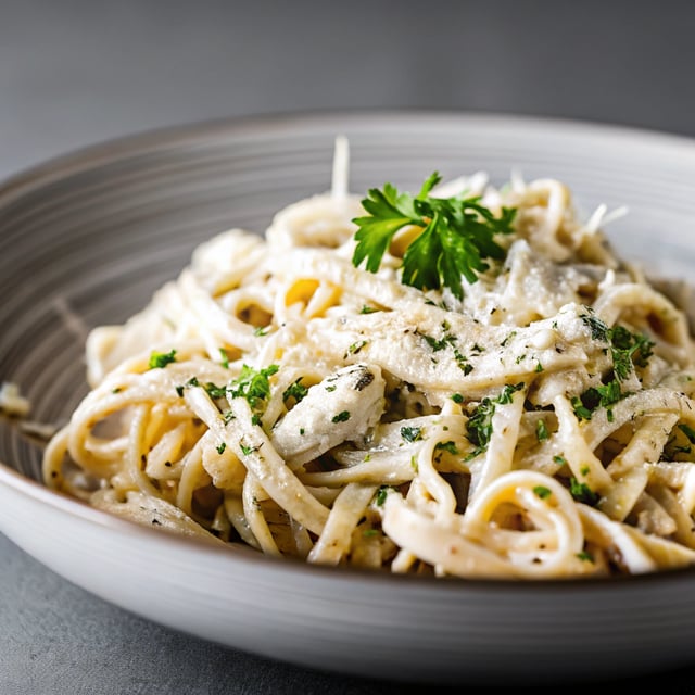 Skinny Fettuccine Alfredo