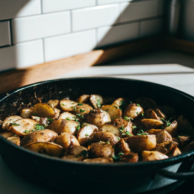 Slow Cooker Greek Potatoes