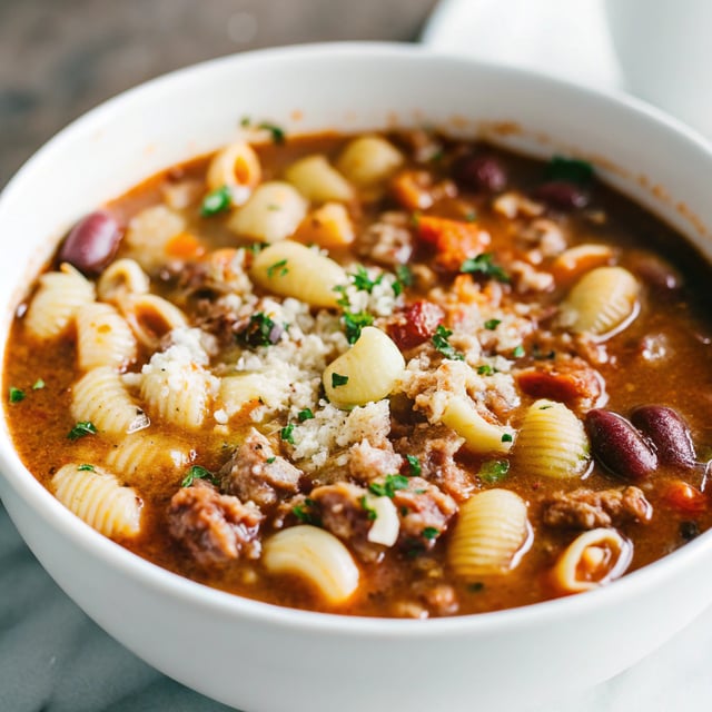 Slow Cooker Olive Garden Pasta e Fagioli