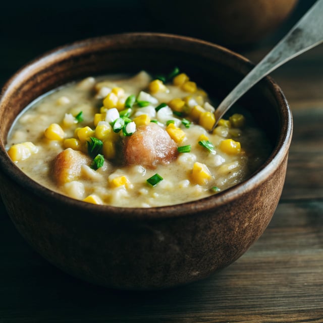 Slow Cooker Potato and Corn Chowder