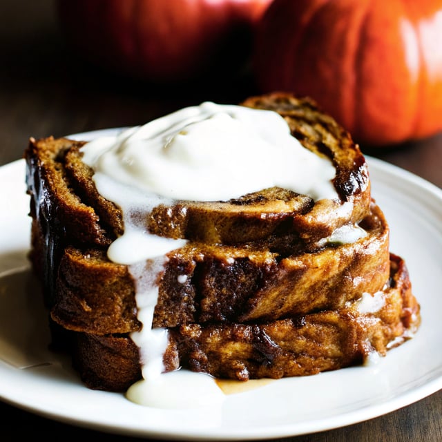 Slow Cooker Pumpkin French Toast