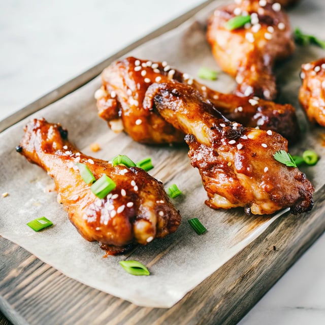 Slow Cooker Sticky Chicken Wings