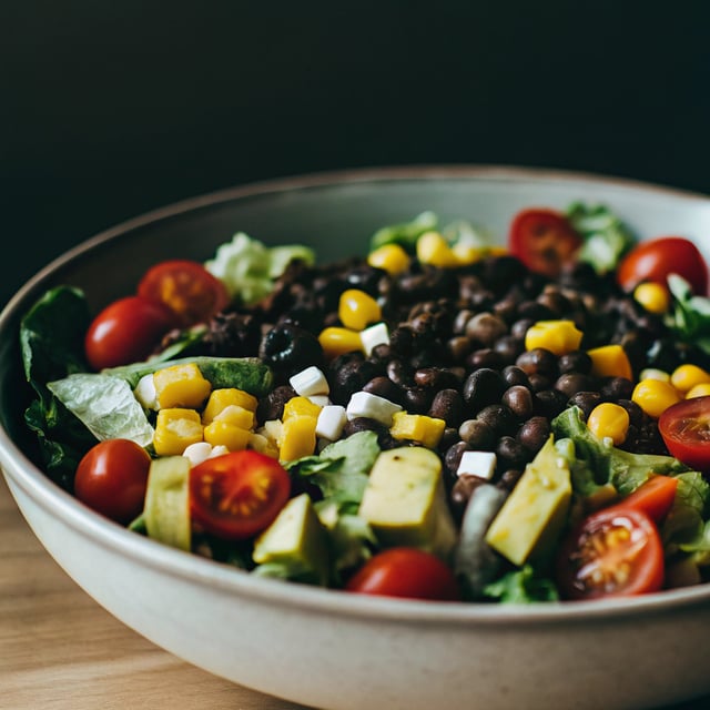 Southwestern Chopped Salad with Cilantro Lime Dressing