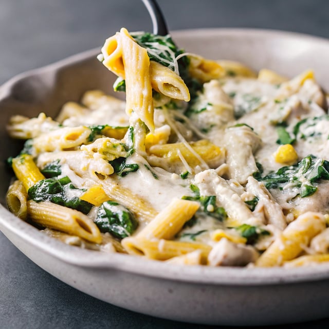 Spinach and Artichoke Dip Pasta