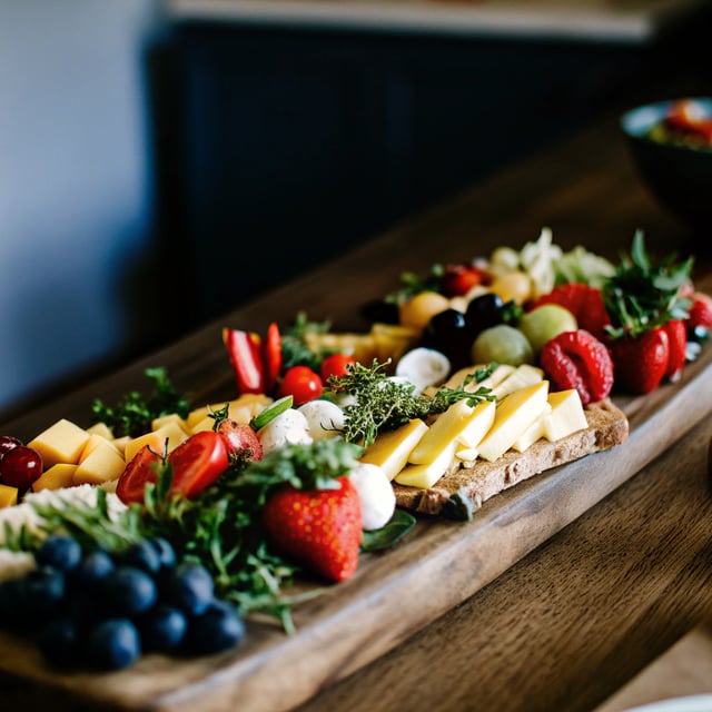 Spring Cheese Board