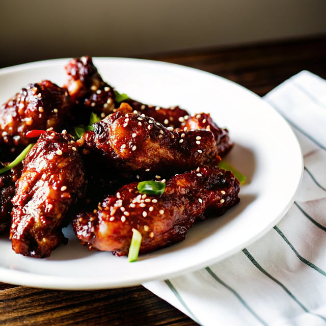 Sticky Asian Chicken Wings