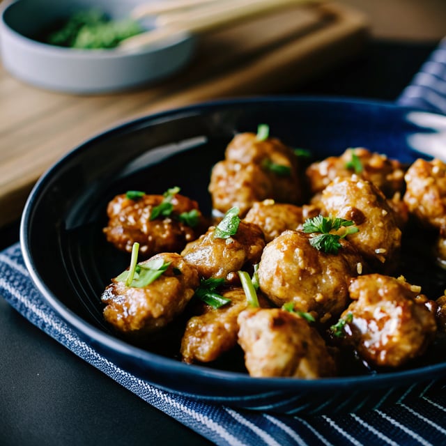 Sticky Garlic Chicken Bites