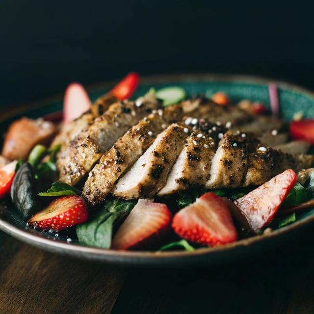 Strawberry Spinach Salad
